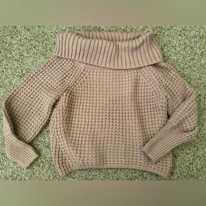 Express Knit Cowl Neck Sweater